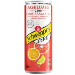 SCHWEPPES AGRUM ZERO 24 X 33 CL BOITE