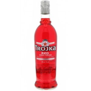 VODKA TROJKA ROUGE / RED 24° 70 CL _ TO END