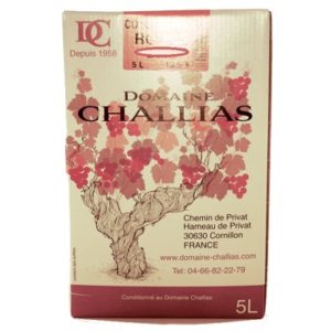COTES RHONE DOM. CHALLIAS 2021 RG CUBI 5 L