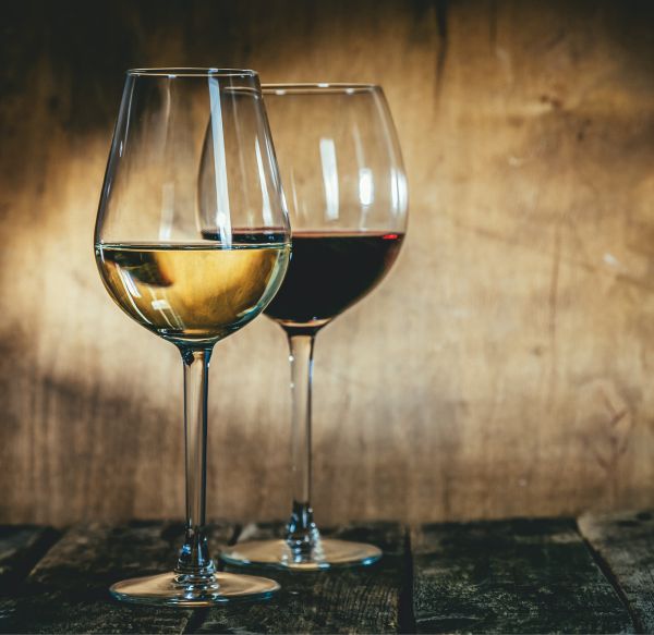 Sommelier dans sa cave à vin