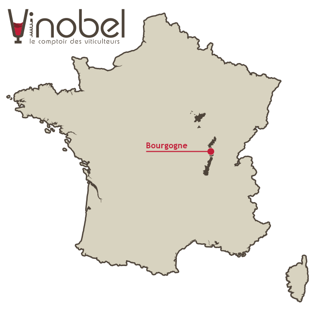 Carte Bourgogne