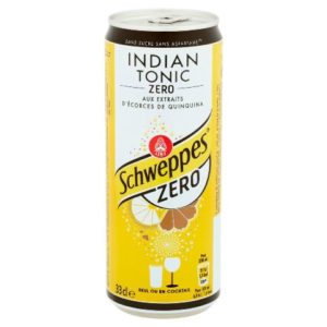 SCHWEPPES TONIC ZERO 24 X 33 CL BOITE