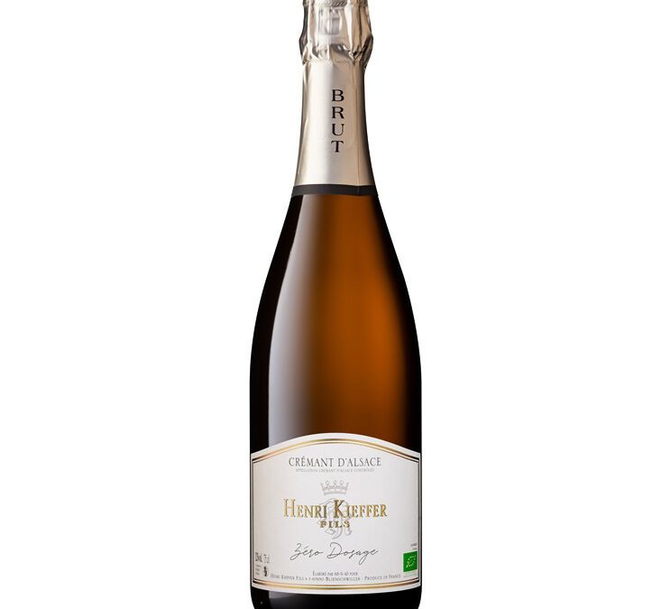 CREMANT ALSACE BRUT ZERO DOSAGE KIEFFER BIO BL 75 CL