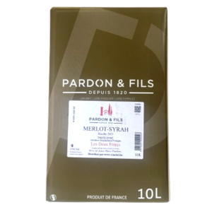 IGP OC MERLOT SYRAH DEUX FRERES DOM. PARDON 24 RG CUBI 10 L