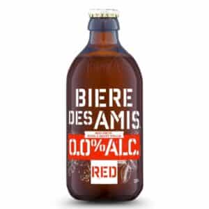 BIERE DES AMIS ROUGE ZERO 0° 12 X 33 CL V.P.